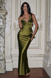 Atlanta Maxi Skirt - Deep Olive