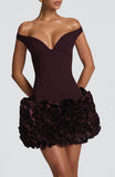 Aveta Mini Dress - Plum