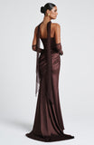 Ayla Scarf - Plum Brown