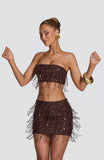 Blaise Top - Plum Brown