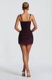 Cornelia Mini Dress - Plum