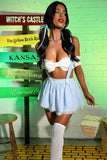 Kansas 2 Piece Set - White/Blue