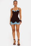 Hailey Brown Mini Dress – Brown Mini Dress