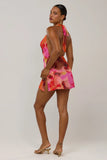 Cowl Neck Mini Dress in Bond