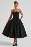 Edith Midi Dress - Black