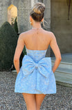 Elenora Mini Dress - Blue