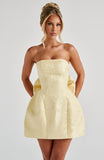Elenora Mini Dress - Lemon