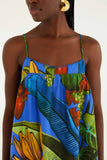 Blue Banana Grapes Blouse
