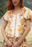 Light Pink Ligia Short Sleeve Blouse