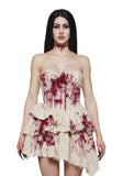Bleeding Heart Mini Dress with Blood Choker