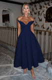 Lanetta Midi Dress - Navy