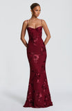 Nefertiti Maxi Dress - Burgundy
