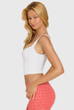 Modal Ruched Bust Top in Coconut