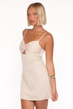Adira Mini Dress - Champagne