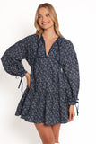 Brooklyn Mini Dress - Blue Floral