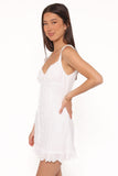Cherish Eyelet Mini Dress - White