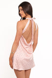 Gabrielle Mini Dress - Pink Polka Dot