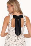 Kansas Mini Dress - White Polka Dot