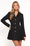 Sonya Long Sleeve Mini Dress - Black