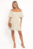 Tori Off Shoulder Mini Dress - Floral