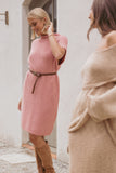 Wright Knit Mini Dress - Pink