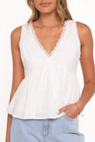 Aminta Top - White