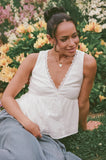 Aminta Top - White