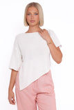 Ardena Boucle Knit Top - Cream