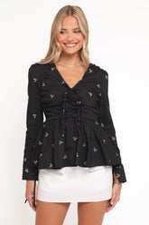 Azure Top - Black
