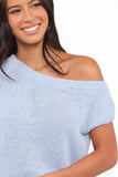 Coco Knit Top - Pale Blue