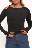 Darma Long Sleeve Top - Black