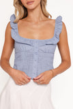 Dervla Top - Blue