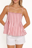 Dulce Top - Pink Stripe