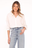Edwards Shirt - White Stripe