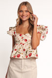 Lyric Ruffle Top - Mon Cheri