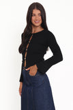 Rosienna Knit Top - Black