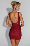 Petra Mini Dress - Wine