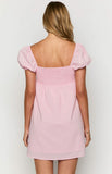 Radient Pink Mini Dress