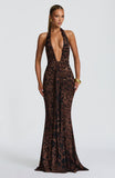 Rosetta Maxi Dress - Leopard Print
