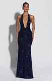 Rosetta Maxi Dress - Navy Sparkle