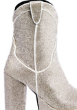 Western Treasures Platform Boots