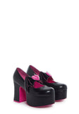 X Monster High Deelite Draculaura Platform Mary Janes - Black/Pink
