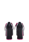 X Monster High Deelite Draculaura Platform Mary Janes - Black/Pink