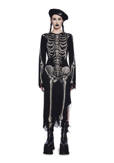 Bone Collector Knit Midi Dress