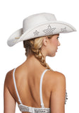 Cosmic Maven Cowboy Hat - White