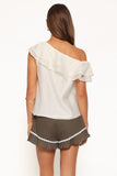 Veana One Shoulder Top - Cream