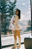 Long Sleeve Open Back Bodysuit
