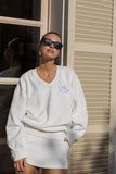 Wiskii Casual V-Neck Sweatshirt