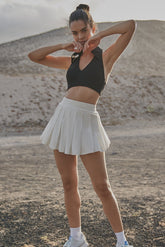 A-Line Pleated Skirt
