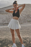 A-Line Pleated Skirt